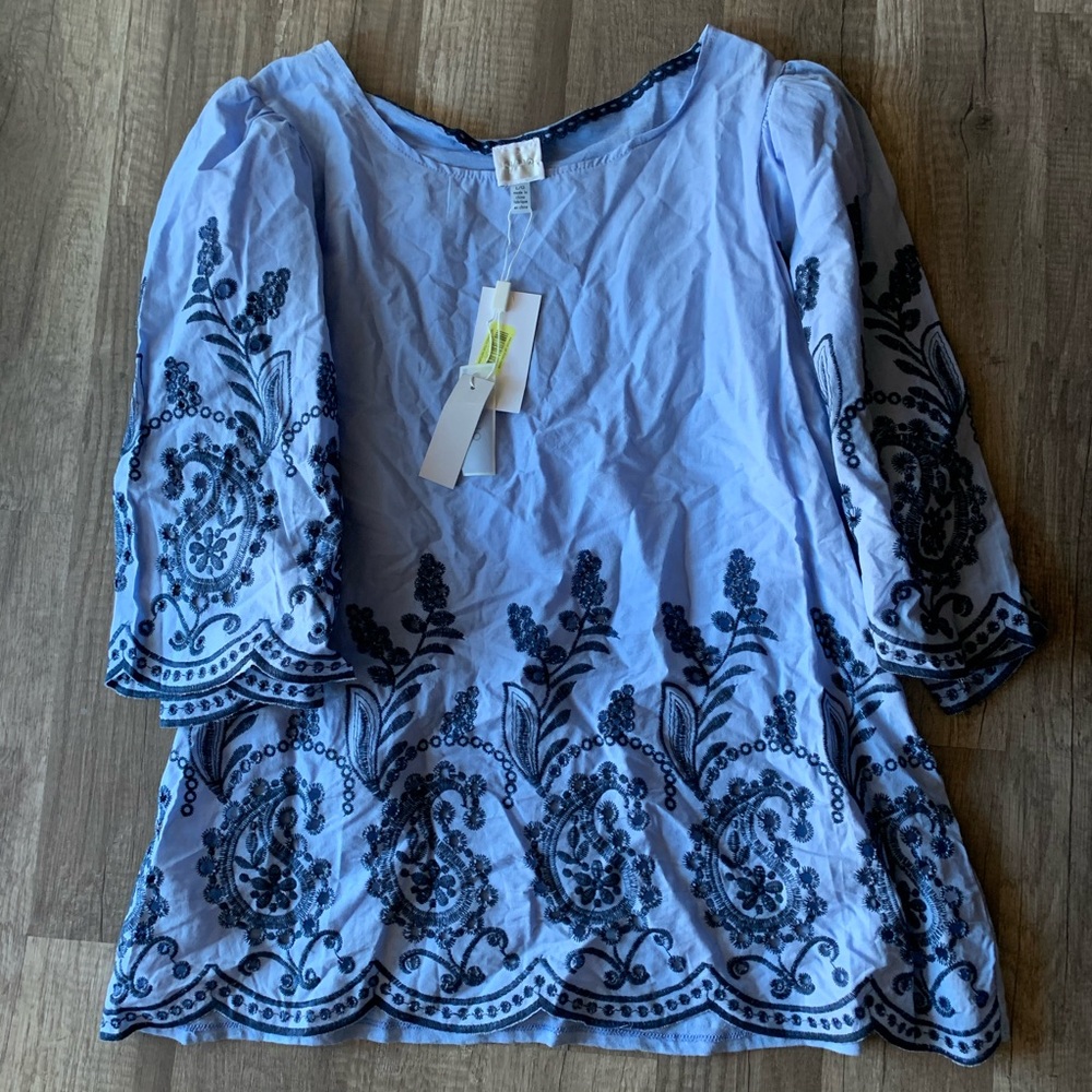 Cupio embroidered top